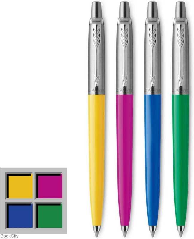 خودکار نیمه استیل زرد PARKER Jotter 2017