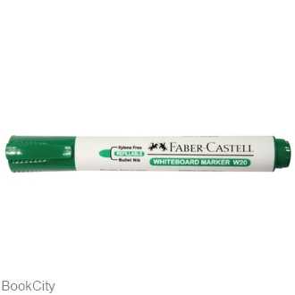 ماژیک وایت‌برد سبز نوک گرد FABER CASTELL 254063