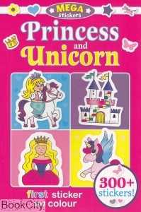 Mega Stickers Princess And Unicorn