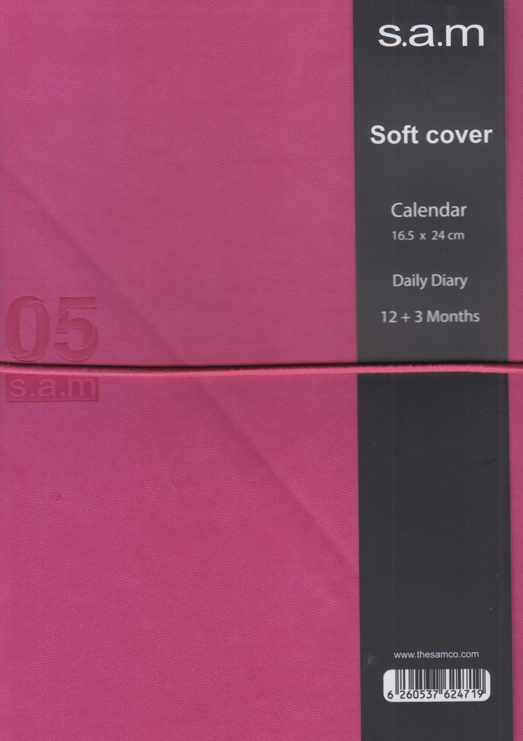 سررسید 1405 صورتی (1 روزه وزیری sam Denzo) - 0