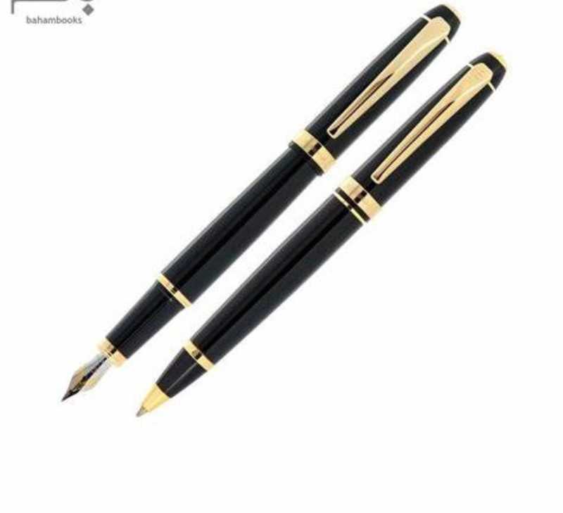 خودکار و خودنویس مشکی گیره طلا EUROPEN Far