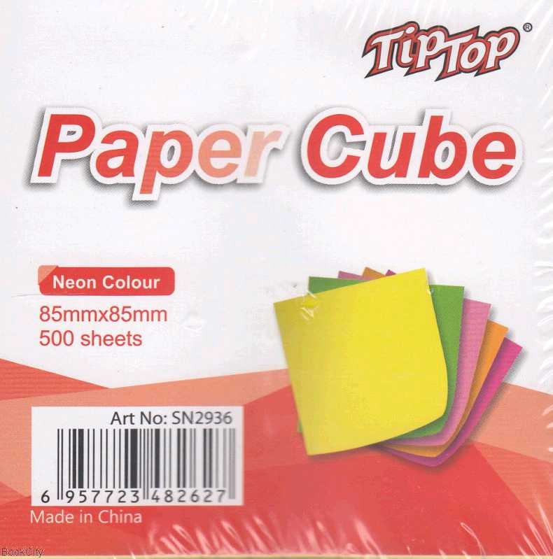کاغذ رنگی نئون 500 برگ SN2936 85mm×85mm
