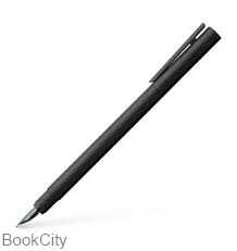 خودنویس مشکی مات کروم دیزاین نئو اسلیم FABER CASTELL 342200
