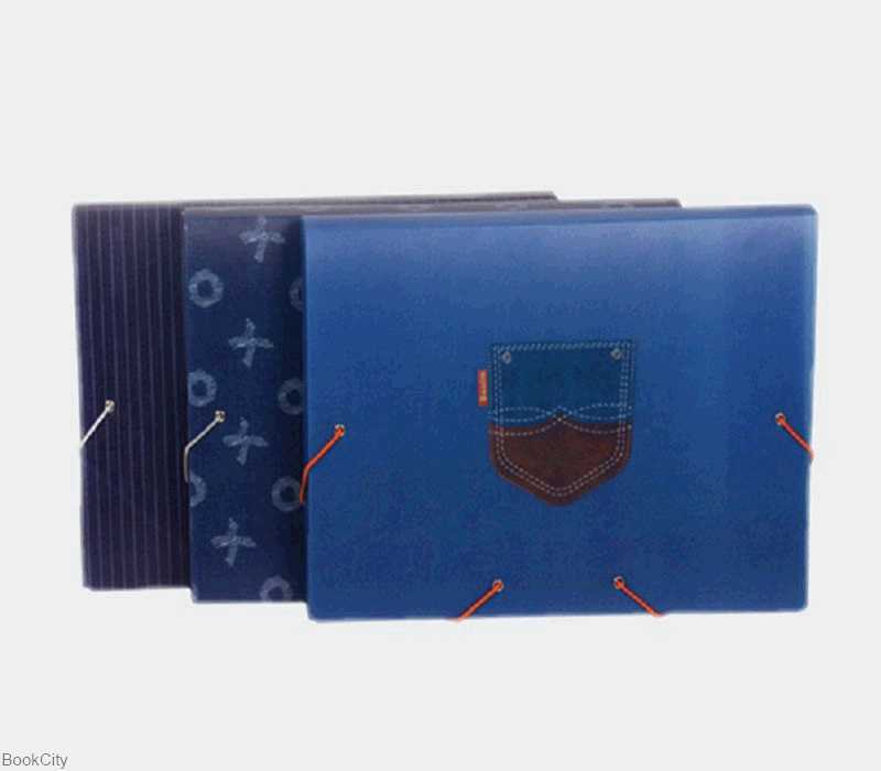 کیف کش‌دار Sahand 0972D Denim A4