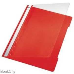 پوشه پلاستیکی گیره‌دار قرمز LEITZ 4191 A4