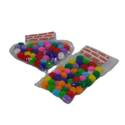 توپ کاردستی ساده رنگی ماه‌دونه M105 - 0