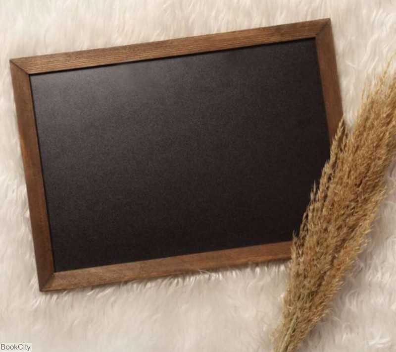 تخته سیاه 60×40 دور چوب