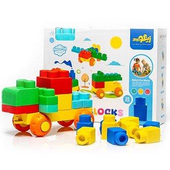 ساختنی سازه‌های نرم 25 قطعه آبی زینگو - 0