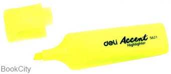 ماژیک های‌لایت زرد deli U84900 Accent S621