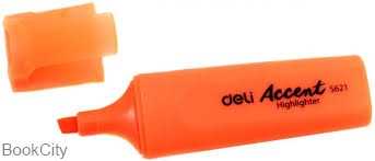 ماژیک های‌لایت نارنجی deli U84900 Accent S621