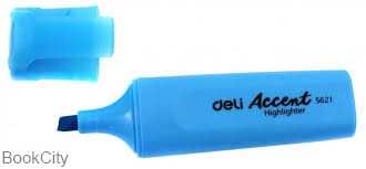 ماژیک های‌لایت آبی deli U84900 Accent S621