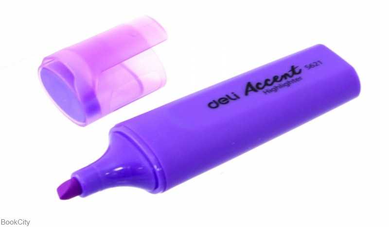 ماژیک های‌لایت بنفش deli U84900 Accent S621