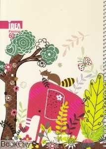 دفتر نقاشی 60 برگ شومیز وزیری IDEA - 0