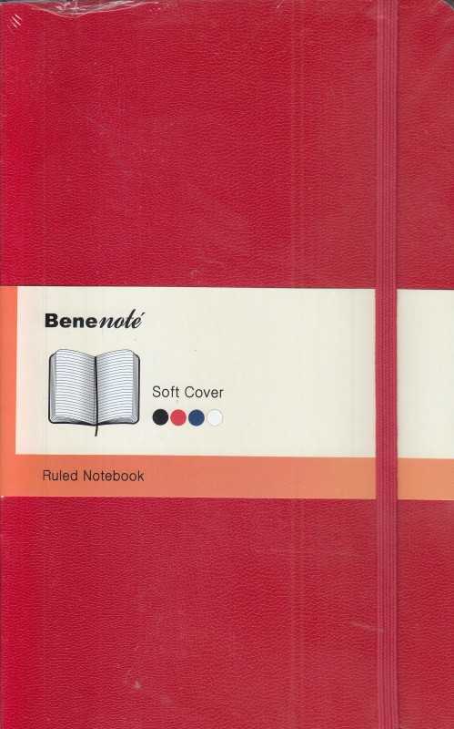 یادداشت 96 برگ A5 قرمز شومیز Benenote - 0