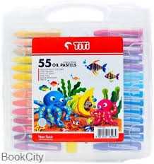 پاستل روغنی 55 رنگ با ابزار TiTi TIP55S - 0