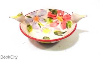 کاسه سالادخوری پرنده‌دار زیبا سرامیک