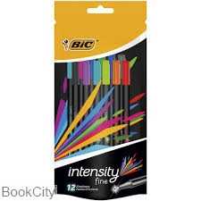 روان‌نویس 12 رنگ نوک نمدی BiC