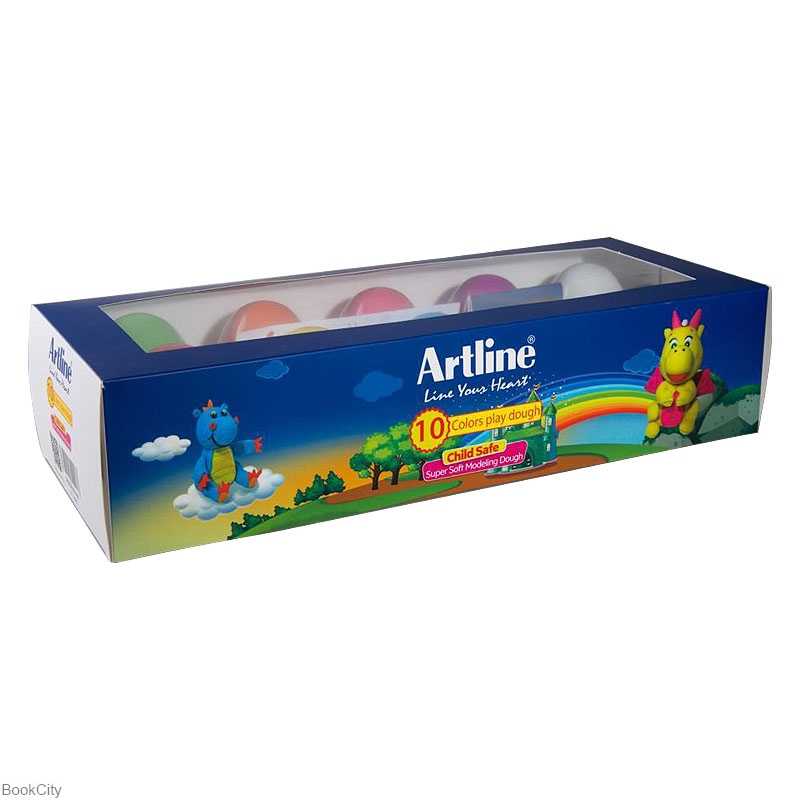 خمیر تخم‌مرغی 10 رنگ Artline 801E10