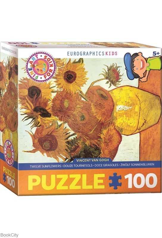 Puzzle Twelve Sun Flowers 6100-3688 100pcs