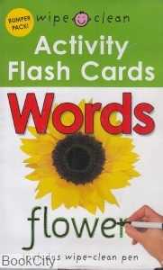 Activity Flash Cards Words Flower