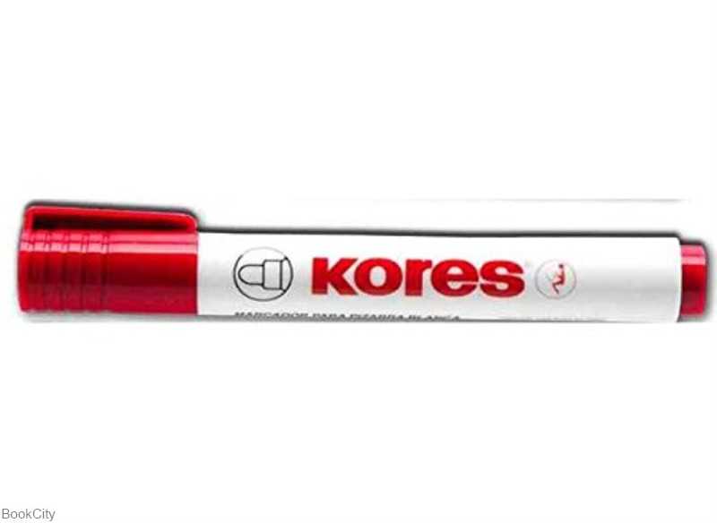 ماژیک وایت‌برد قرمز نوک تخت Kores 20987 XW2 - 0