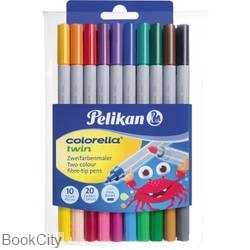 ماژیک 20 رنگ 2 سر Pelikan 949511 Colorella Twin