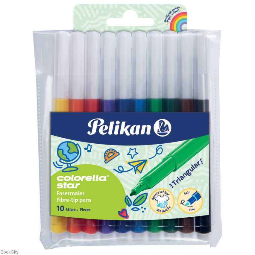 ماژیک 10 رنگ Pelikan 985663 Colorella Star