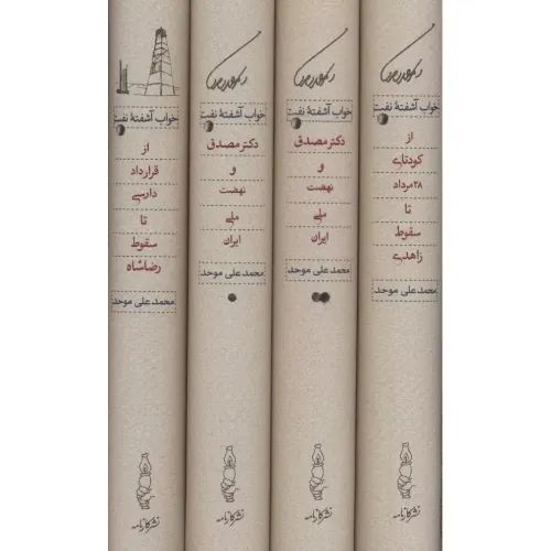 مجموعه خواب آشفته نفت (4 جلدی با قاب)