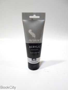 رنگ آکریلیک Persis art Titanium White 40 75ml