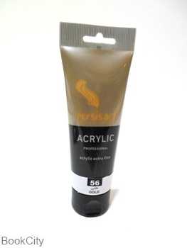 رنگ آکریلیک Persis art Gold 56 75ml