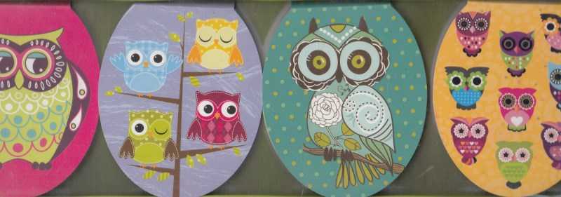Owl Memo Pads (4 Book) Oval
