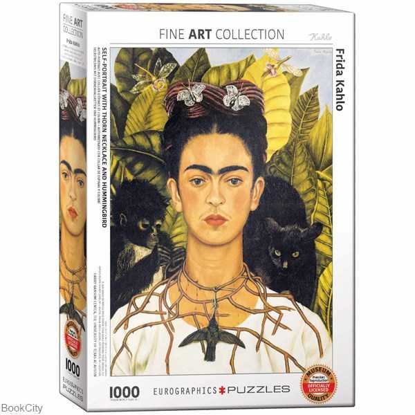 پازل Self Portrait with Thorny Collar and Hummingbird 1000pcs 0802