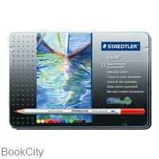 مدادآبرنگی 12 رنگ فلزی STAEDTLER 125M12 Karat Aquarell