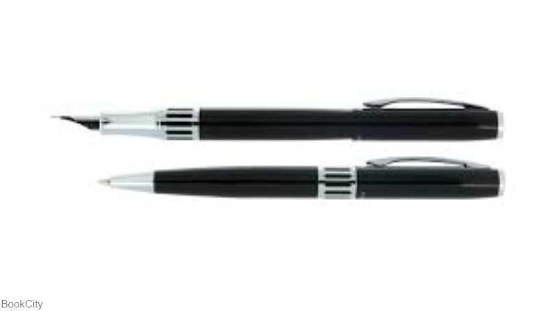 خودکار و خودنویس مشکی گیره استیل EUROPEN Parapet