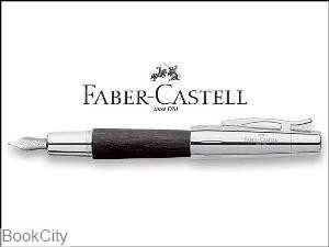 خودنویس چوب گلابی مشکی و استیل دیزاین ایموشن FABER CASTELL 148220