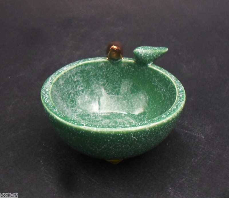 کاسه پرنده‌دار طلا کوچک ترمه