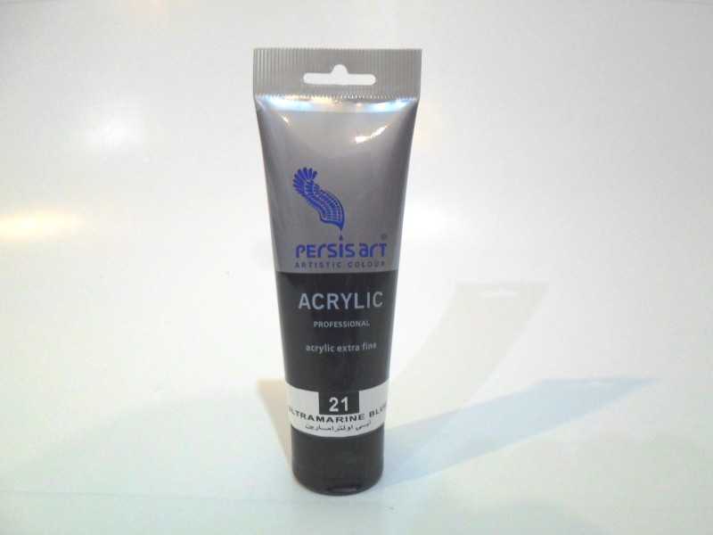 رنگ آکریلیک Persis art Ultramarine Blue 21 75ml