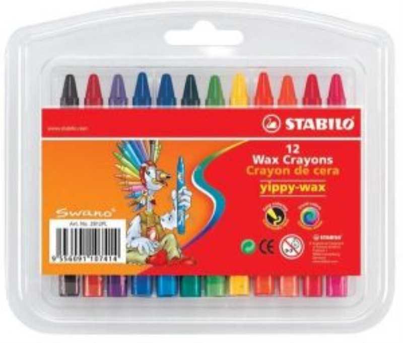 پاستل 12 رنگ STABILO 2812PL Swano Yippy-Wax