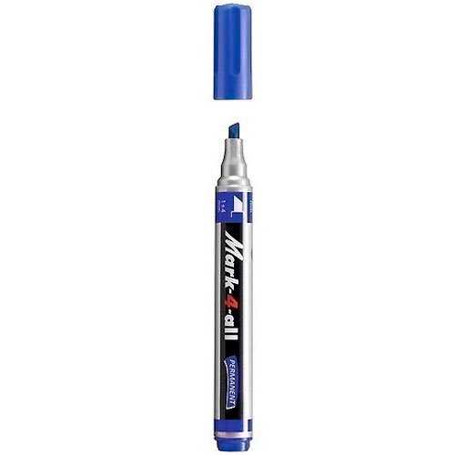 ماژیک آبی نوک تخت STABILO 653/41 Mark-4-all 1-4mm