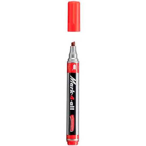ماژیک قرمز نوک تخت STABILO 653/40 Mark-4-all 1-4mm