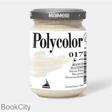 رنگ آکریلیک MAIMERI 017 Platinum White 140ml - 0