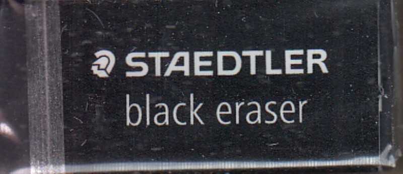 پاک‌کن مشکی کوچک STAEDTLER 526B40-9LJ Black Eraser - 0
