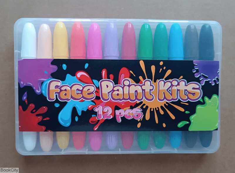 گریم صورت 12 رنگ Face Paint Kits - 0