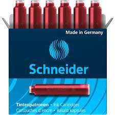 جوهر فشنگی قرمز 6 عددی Schneider 6602