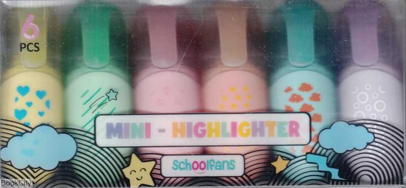 ماژیک های‌لایت 6 رنگ schoolfans FA92303 Mini