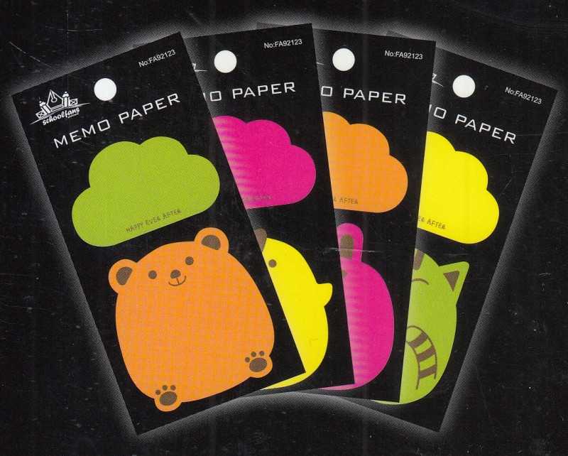 یادداشت چسب‌دار 20 برگ 2 عددی schoolfans 9218 Memo Paper