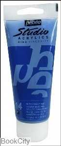 رنگ آکریلیک Pebeo 831014 100ml Cobalt Blue Hue 14