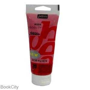 رنگ آکریلیک Pebeo 831020 100ml Quinacridone Scarlet 20