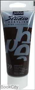 رنگ آکریلیک Pebeo 831029 100ml Burnt Umber 29