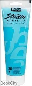 رنگ آکریلیک Pebeo 831030 100ml Turquoise Blue 30
